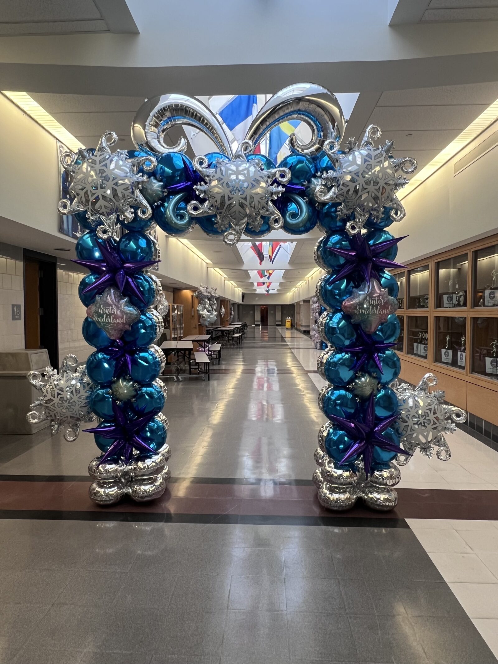 Create a Stunning Winter Wonderland School Dance with Allergy-Friendly Balloon Decor